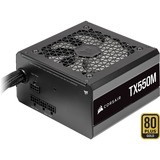 Corsair TX550M (2021) 550W, PC-Netzteil schwarz, 2x PCIe, Kabel-Management, 550 Watt