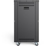 Digitus Universal 19-Zoll Equipment Rack mit Rollen, Rack, Server-Gehäuse schwarz, 16 Höheneinheiten