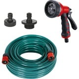 EINHELL Pumpen Zubehörset Druckseite (OFP), 4-teilig, Schlauch 20 Meter, mit Gartenbrause
