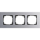 Gira Abdeckrahmen 3-fach, Abdeckung aluminium, Retail
