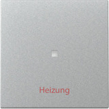 Gira Wippe Kontrollfenster und Heizung Ein Aus aluminium, Retail