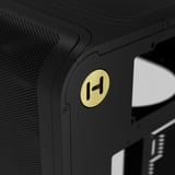 HYTE X50 Pitch Black, Tower-Gehäuse schwarz, Tempered Glass