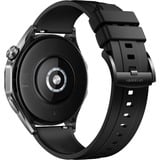Huawei Watch GT4 46mm (Phoinix-B19F), Smartwatch schwarz/grau, schwarzes Fluorelastomer-Armband