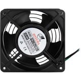 Inter-Tech Fan SWFAN 120mm/230V, Luftkühler schwarz, für Server- und Wandschränke mit 230-Volt-Anschluss