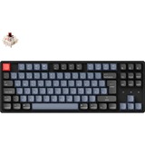 Keychron K8 Pro, Gaming-Tastatur schwarz/blau, DE-Layout, Gateron G Pro Brown, Hot-Swap, Aluminiumrahmen, RGB