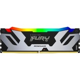 Kingston DIMM 16 GB DDR5-6400, Arbeitsspeicher schwarz/silber, KF564C32RSA-16, Fury Renegade Silver RGB