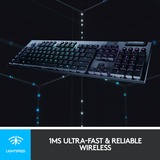 Logitech G915 LIGHTSPEED, Gaming-Tastatur schwarz, DE-Layout, GL Tactile