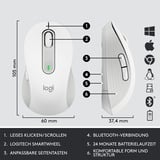 Logitech Signature K650 Combo for Business, Desktop-Set weiß, DE-Layout, Plunger, Logi Bolt, Bluetooth, für Windows/macOS/Chrome OS/Linux/iPadOS/Android