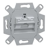 Merten Universal-Anschluss-Einsatz 8-polig Kategorie 6A mit Schraubbefestigung und LSA-Anschluss, Steckdose Retail