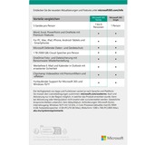 Microsoft Office 365 Family 6 User DE für PC und MAC, Office-Software Deutsch, 1 Jahr
