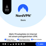 NordVPN Basis - Premium-VPN, Sicherheit-Software 1 Jahr, 10 Devices