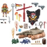 PLAYMOBIL 71794 Pirates Schatzbergung auf Piratenfloss, Konstruktionsspielzeug 