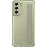 SAMSUNG Slim Strap Cover, Handy olivgrün/orange, Samsung Galaxy S21 FE