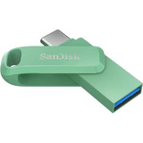 SanDisk Ultra Dual Drive Go USB Type-C 256 GB, USB-Stick grün, USB-A 3.2 Gen 1, USB-C 3.2 Gen 1