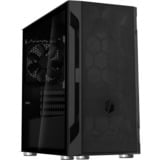 SilverStone FARA H1M, Tower-Gehäuse schwarz, Tempered Glass