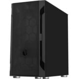 SilverStone FARA H1M, Tower-Gehäuse schwarz, Tempered Glass