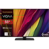 Telefunken XU55VP750M, LED-Fernseher 139 cm (55 Zoll), schwarz, UltraHD/4K, Triple-Tuner, SmartTV, VIDAA-Betriebssystem