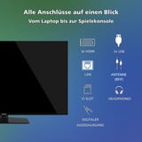 Telefunken XU55VP750M, LED-Fernseher 139 cm (55 Zoll), schwarz, UltraHD/4K, Triple-Tuner, SmartTV, VIDAA-Betriebssystem