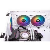 Thermaltake CT120 ARGB Sync PC Cooling Fan White, Gehäuselüfter weiß, 2er Pack, ohne Controller, 120 mm
