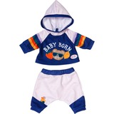 ZAPF Creation BABY born® Jogging Anzug Navy 43cm, Puppenzubehör 