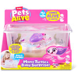 ZURU Pets Alive - Mama Turtle & Baby Surprise, Spielfigur 