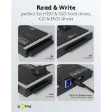 goobay USB 3.2 Gen 1 Festplattenadapter für IDE und SATA 