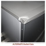 Bomann VS 2195.1, Vollraumkühlschrank edelstahl