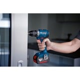 Bosch Professional Akku-Bohrschrauber GSR 18V-45 Professional, 18Volt blau/schwarz, 2x Li-Ionen Akku 3,0Ah, in L-BOXX