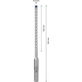 Bosch Professional EXPERT Hammerbohrer SDS-plus-7X, Ø 6mm, 30 Stück Arbeitslänge 100mm