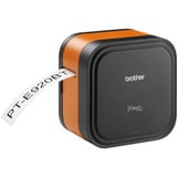 Brother P-touch E920BT CUBE Pro, Etikettendrucker schwarz/orange