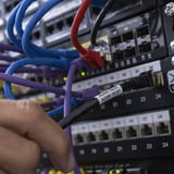 Brother P-touch E920BT CUBE Pro, Etikettendrucker schwarz/orange