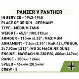 COBI Panzer V Panther, Konstruktionsspielzeug Maßstab 1:72