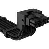 Corsair Typ 4 > 90°-12V-2x6-GPU-Stromkabel (Stil A) schwarz, 65cm, Sense Pins unter dem 12-poligen Anschluss