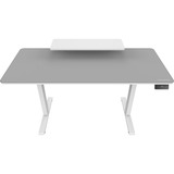 Cougar Gaming Schreibtisch E-Star 140, Gaming-Tisch weiß/grau, 140 x 60cm, mit Monitorständer
