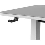 Cougar Gaming Schreibtisch E-Star 140, Gaming-Tisch weiß/grau, 140 x 60cm, mit Monitorständer