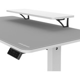 Cougar Gaming Schreibtisch E-Star 140, Gaming-Tisch weiß/grau, 140 x 60cm, mit Monitorständer