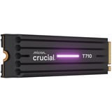 Crucial T710 4 TB, SSD schwarz, PCIe 5.0 x4, NVMe 2.0, M.2 2280, mit Kühlkörper