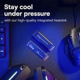 Crucial T710 4 TB, SSD schwarz, PCIe 5.0 x4, NVMe 2.0, M.2 2280, mit Kühlkörper