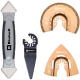EINHELL Multi-Tool-Set Fliesen, 4-teilig, Schleifscheibe für Multifunktionswerkzeuge