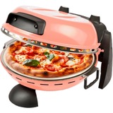 G3 Ferrari Delizia Pizzaofen G1017715, Anniversary Coral Passion koralle, 1.200 Watt, für Pizza Ø 31cm, Special Edition mit Wende-Pizzastein, Pizzacutter