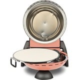G3 Ferrari Delizia Pizzaofen G1017715, Anniversary Coral Passion koralle, 1.200 Watt, für Pizza Ø 31cm, Special Edition mit Wende-Pizzastein, Pizzacutter