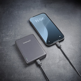 Intenso Magnetic Wireless Powerbank MW10000 Grey grau, 10.000 mAh, MagSafe, PD
