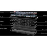 Keychron Q4 Barebone ISO, Gaming-Tastatur schwarz, Hot-Swap, Aluminiumrahmen, RGB