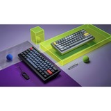 Keychron Q4 Barebone ISO, Gaming-Tastatur schwarz, Hot-Swap, Aluminiumrahmen, RGB