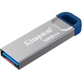 Kingston DataTraveler Kyson 128 GB, USB-Stick silber/blau