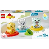 LEGO 10965 DUPLO Badewannenspaß: Schwimmender Tierzug, Konstruktionsspielzeug 