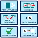 Mattel Scrabble Original zwei in eins Gesellschaftsspiel, Brettspiel 