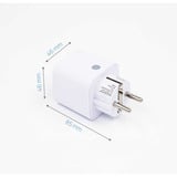 Shelly Plug M Gen3, Schaltsteckdose weiß