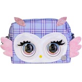 Spin Master Purse Pets - Print Perfect Eule, Tasche lila/rosa