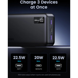 UGREEN PB312 20.000mAh 22.5W Powerbank schwarz